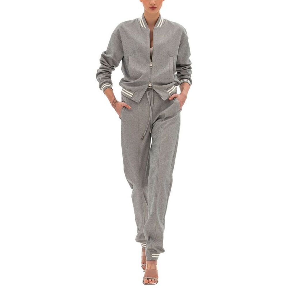Bgl Womens 2Pc Hoodie & Pant Set, Gray